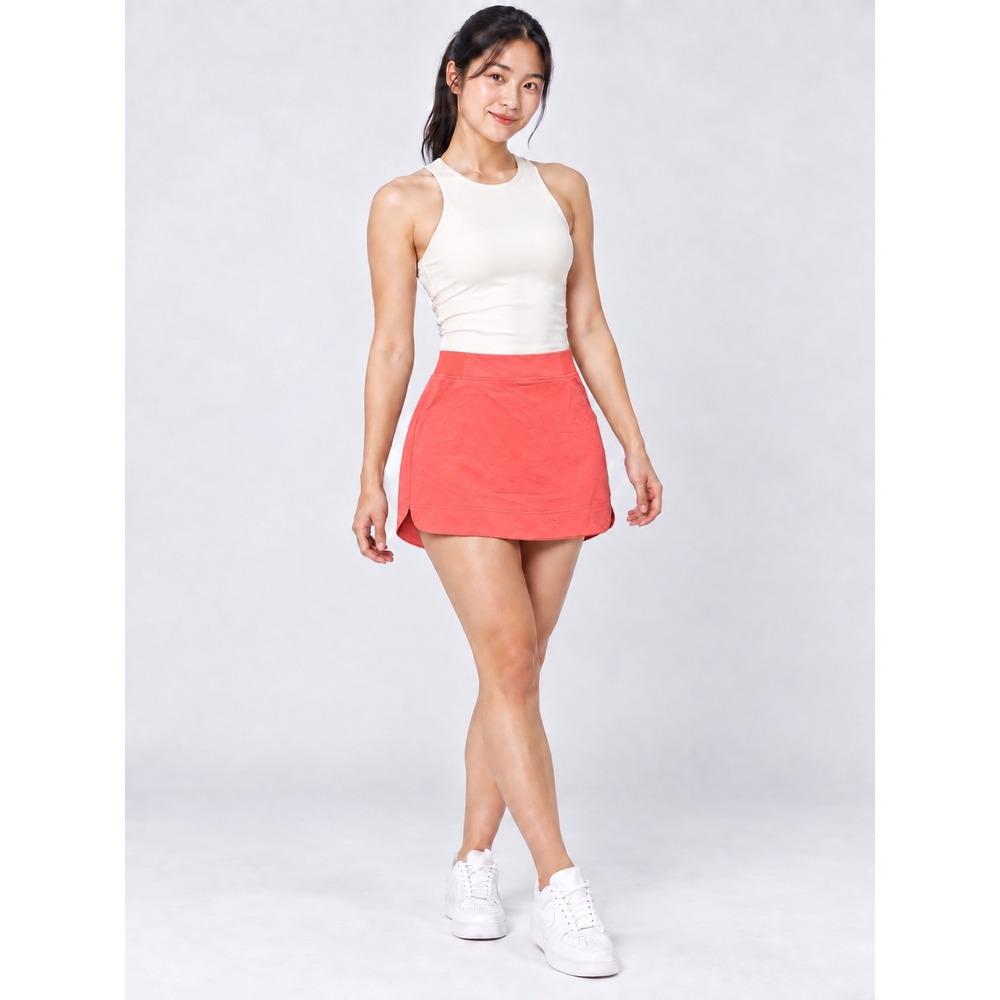 32 Degrees Cool Skort Womens Small Coral Pink Excellent Active Tennis Golf Skirt